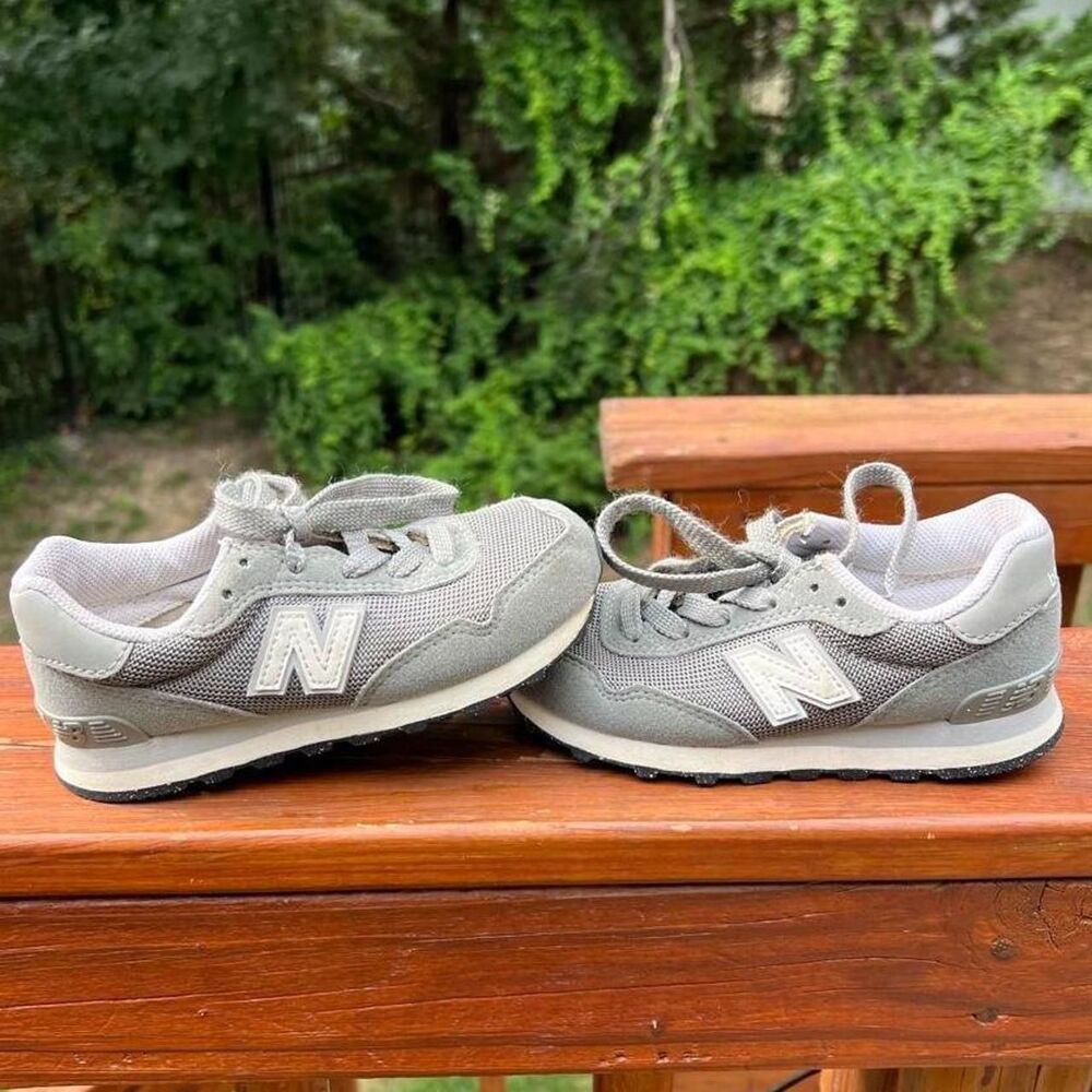 New Balance 515 Youth 11 Grey White Unisex Sneakers